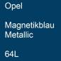 Preview: Opel, Magnetikblau Metallic, 64L.